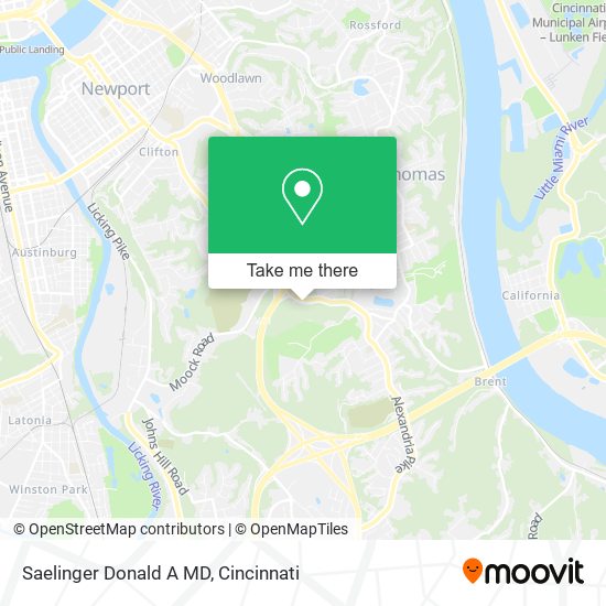 Saelinger Donald A MD map