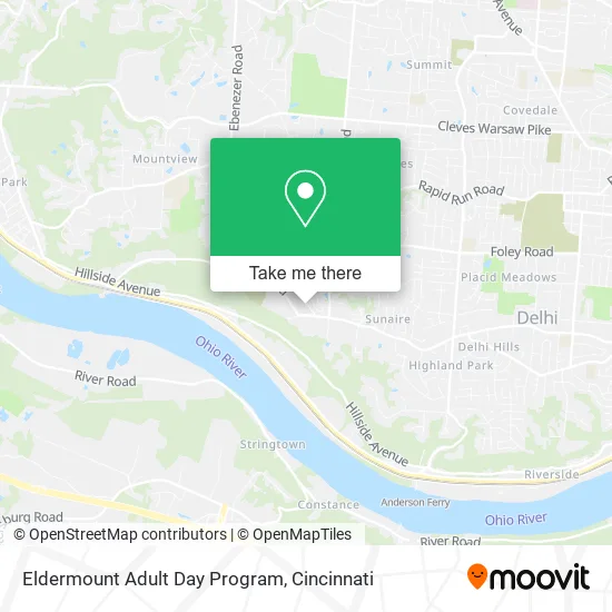 Eldermount Adult Day Program map