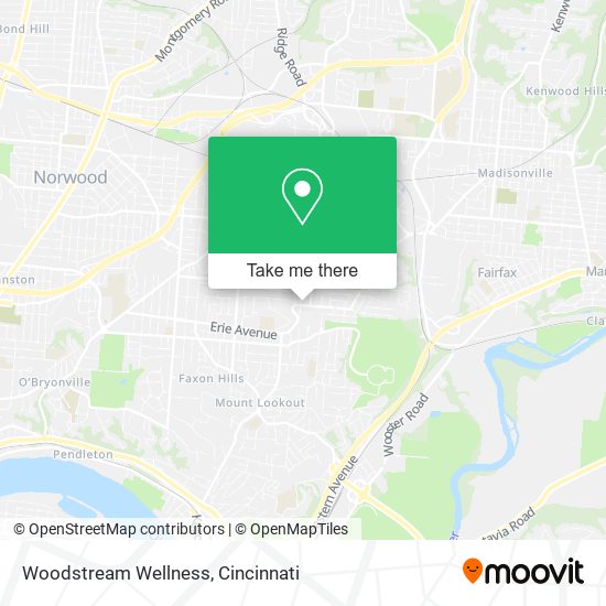 Mapa de Woodstream Wellness