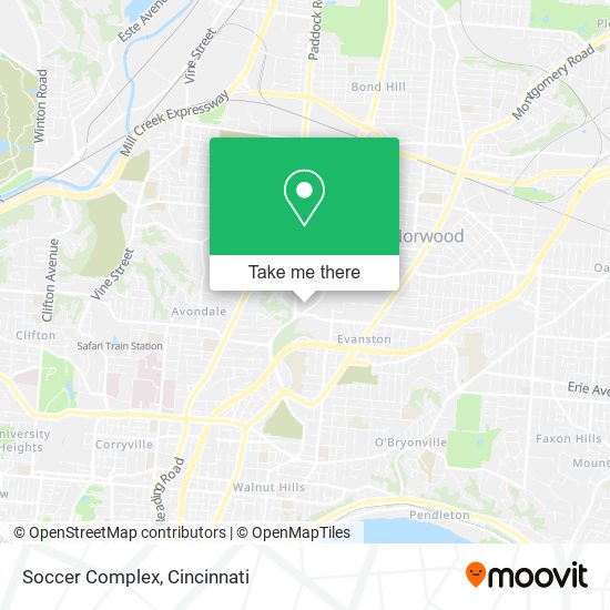 Mapa de Soccer Complex