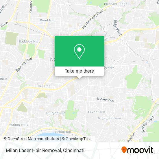 Milan Laser Hair Removal map