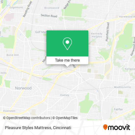 Pleasure Styles Mattress map