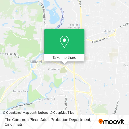 Mapa de The Common Pleas Adult Probation Department