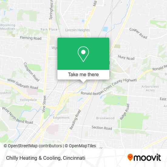 Mapa de Chilly Heating & Cooling
