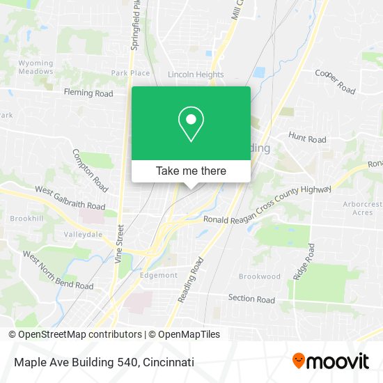 Mapa de Maple Ave Building 540