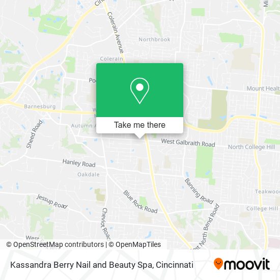 Kassandra Berry Nail and Beauty Spa map