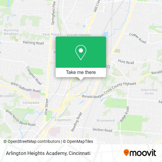Arlington Heights Academy map