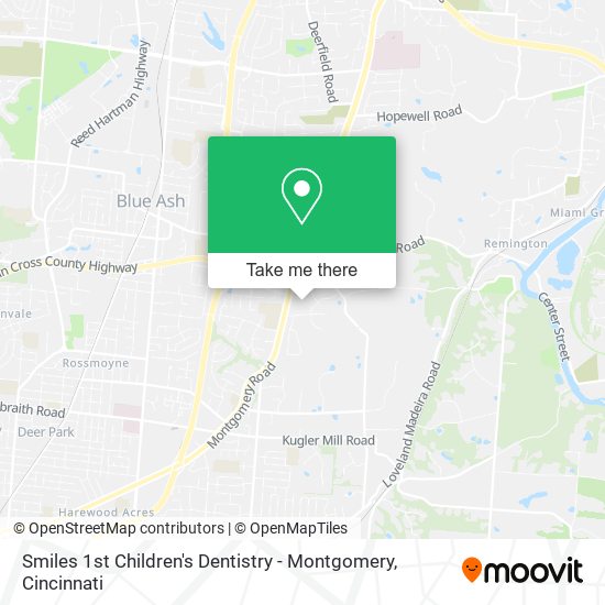 Mapa de Smiles 1st Children's Dentistry - Montgomery