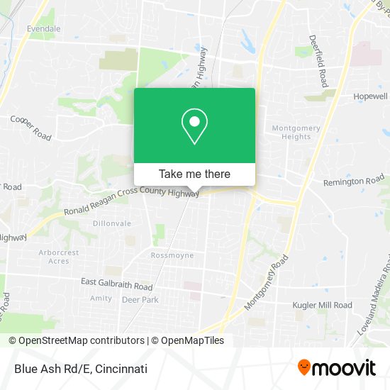 Mapa de Blue Ash Rd/E
