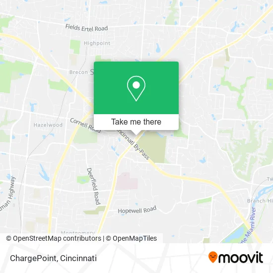 ChargePoint map