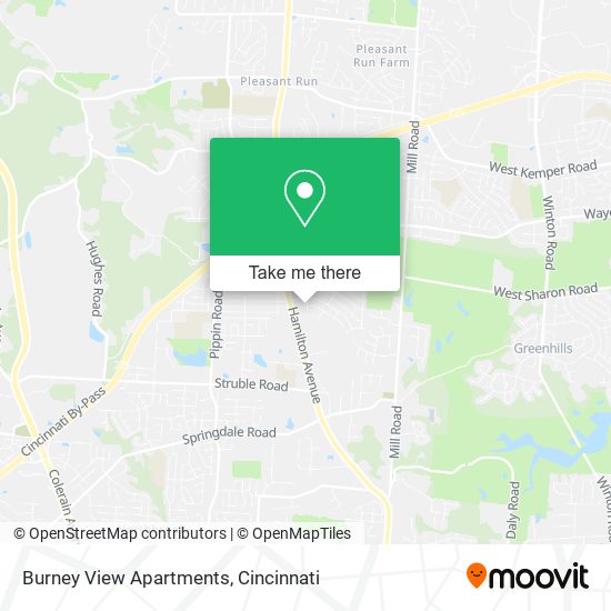 Burney View Apartments map
