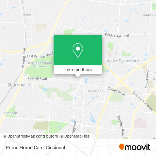 Prime Home Care map