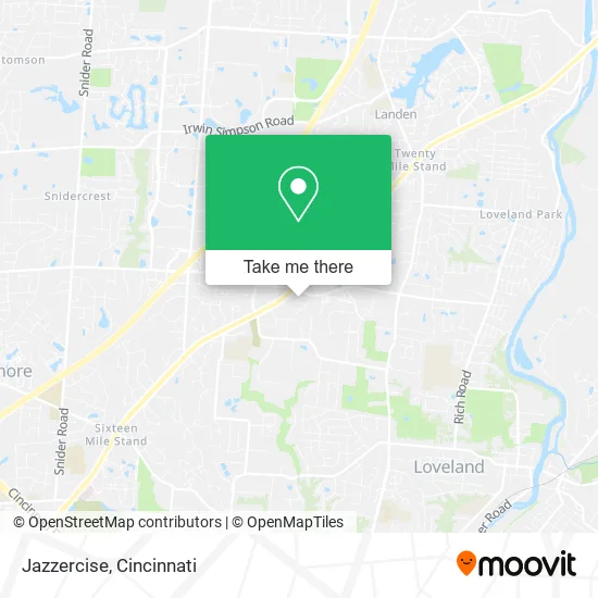 Jazzercise map
