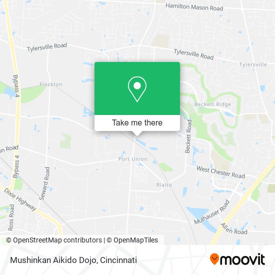 Mushinkan Aikido Dojo map