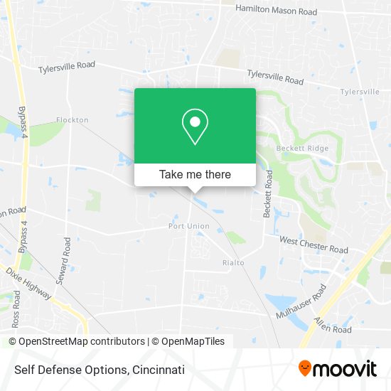 Mapa de Self Defense Options
