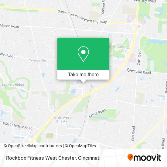 Rockbox Fitness West Chester map
