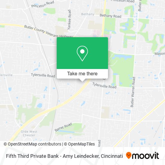 Mapa de Fifth Third Private Bank - Amy Leindecker