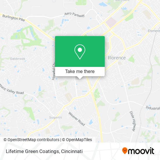 Mapa de Lifetime Green Coatings