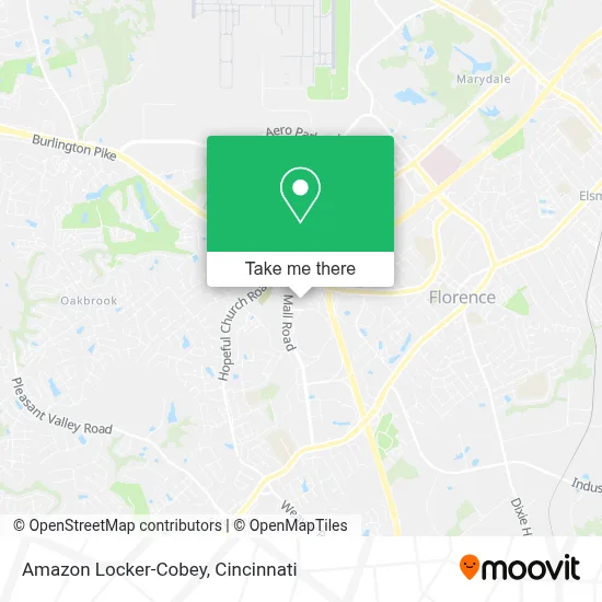 Amazon Locker-Cobey map