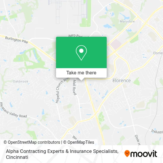 Alpha Contracting Experts & Insurance Specialists map
