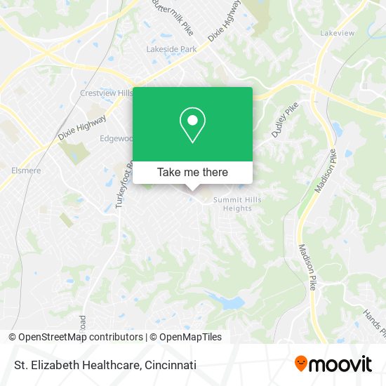 Mapa de St. Elizabeth Healthcare