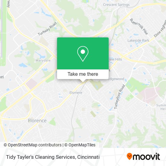 Tidy Tayler's Cleaning Services map