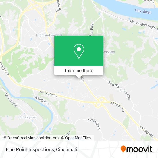 Mapa de Fine Point Inspections