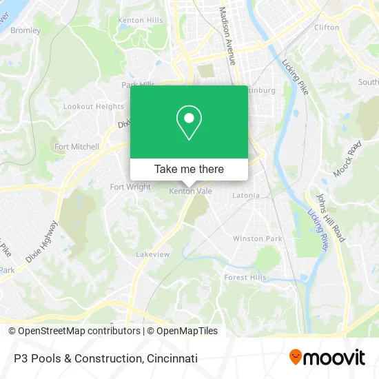 Mapa de P3 Pools & Construction