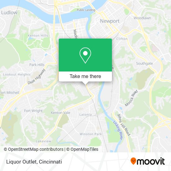 Liquor Outlet map