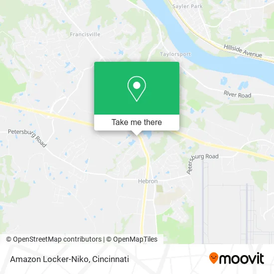 Mapa de Amazon Locker-Niko