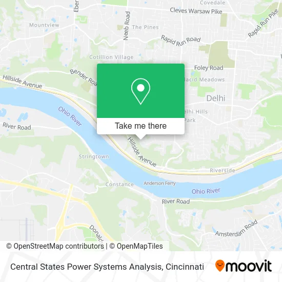 Central States Power Systems Analysis map