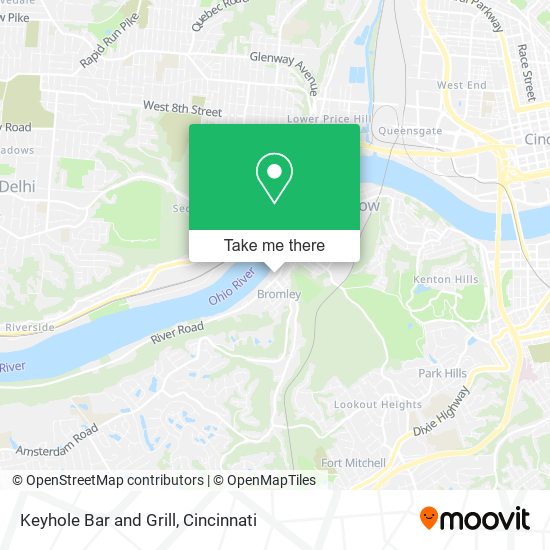 Keyhole Bar and Grill map