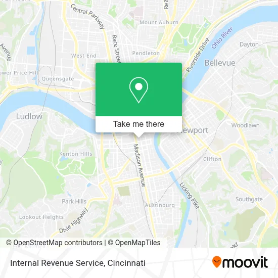 Internal Revenue Service map