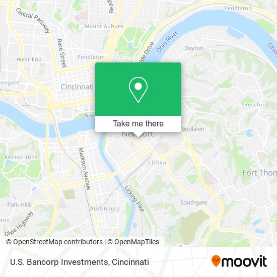 U.S. Bancorp Investments map