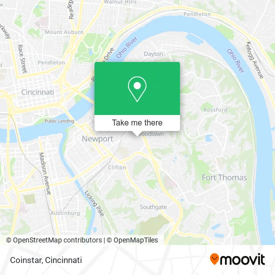 Mapa de Coinstar