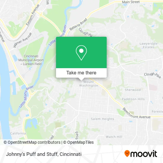 Mapa de Johnny's Puff and Stuff