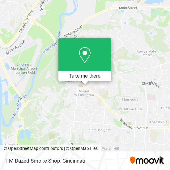 I M Dazed Smoke Shop map
