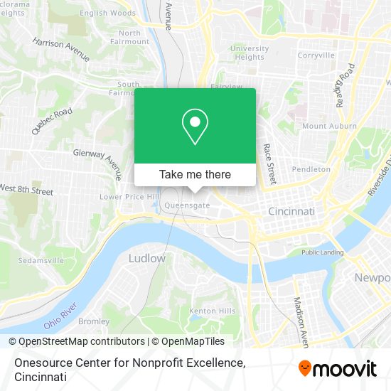 Mapa de Onesource Center for Nonprofit Excellence