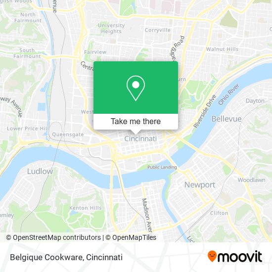 Belgique Cookware map