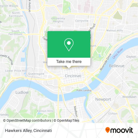 Mapa de Hawkers Alley