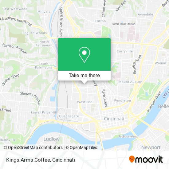 Mapa de Kings Arms Coffee