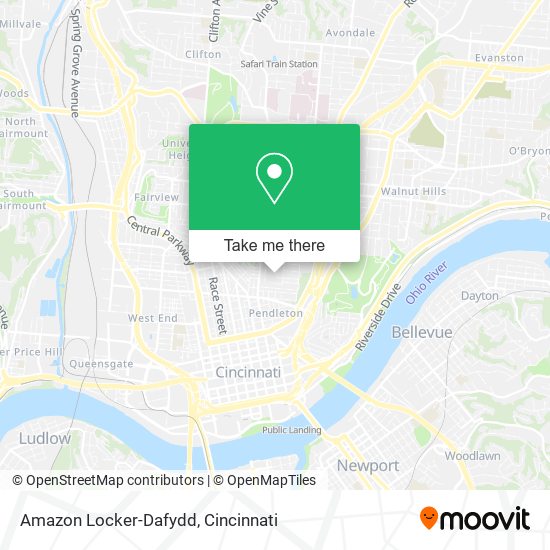 Amazon Locker-Dafydd map