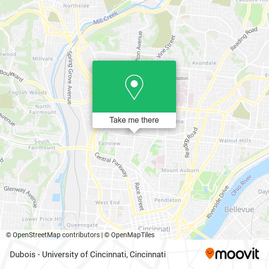 Dubois - University of Cincinnati map