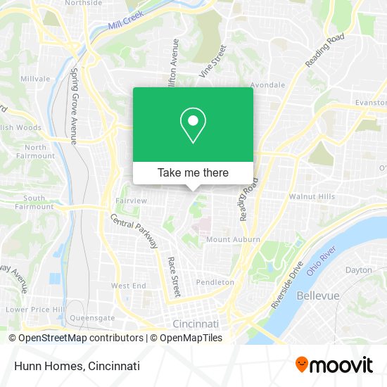 Hunn Homes map