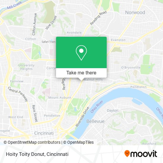 Hoity Toity Donut map