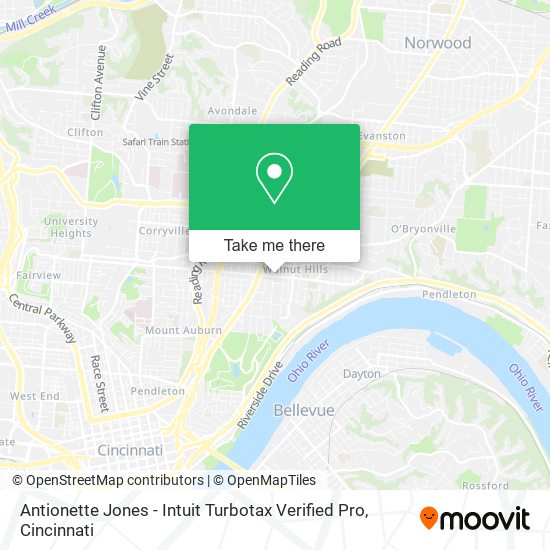 Mapa de Antionette Jones - Intuit Turbotax Verified Pro
