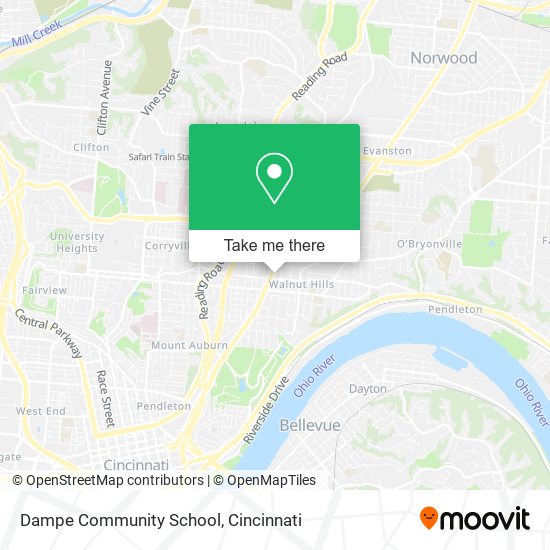 Dampe Community School map