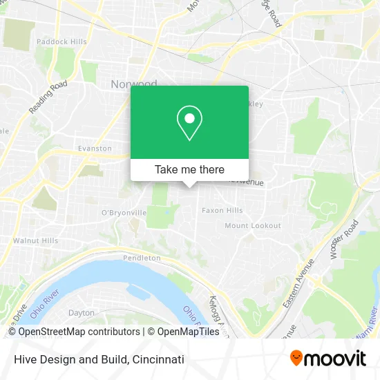 Hive Design and Build map