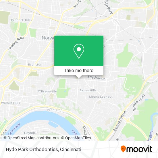 Mapa de Hyde Park Orthodontics