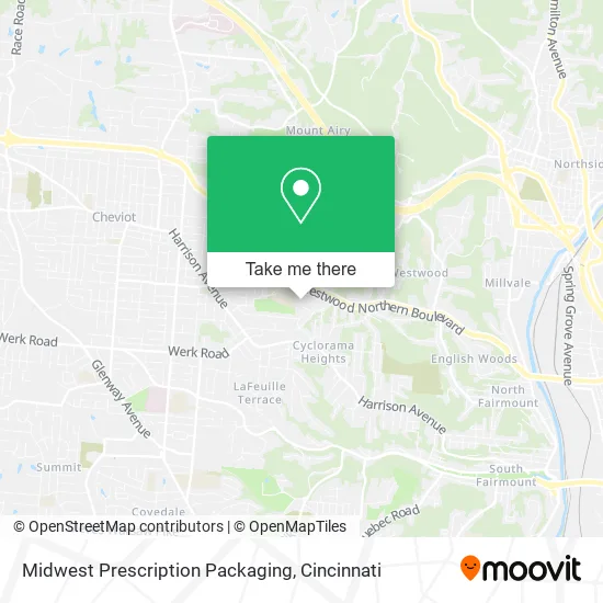 Mapa de Midwest Prescription Packaging